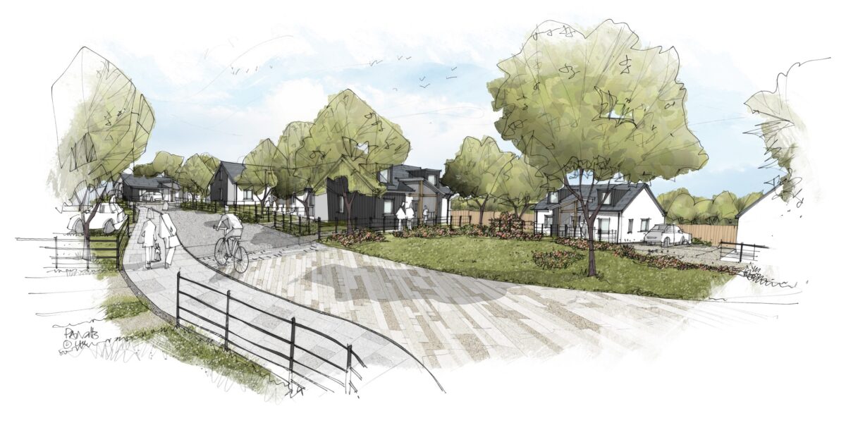220623 Blackwater Artists Impression Rendered Copy 1200x600 - Approval received for residential scheme at North Hill, Blackwater