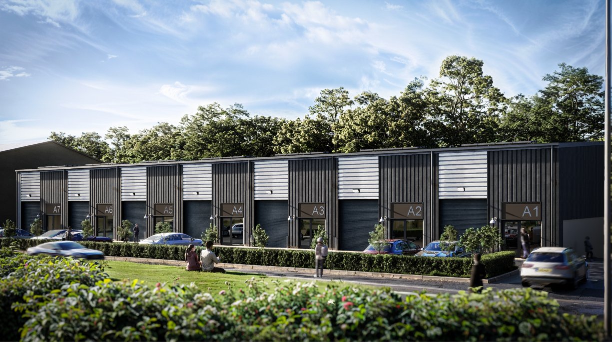 Normandy Way Business Hub illustration